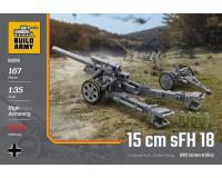 Pre-Order Build Army B0018 German 15cm SFH 18 Artillery (Lego Compatible Brick Model) (Due Late November 2024)